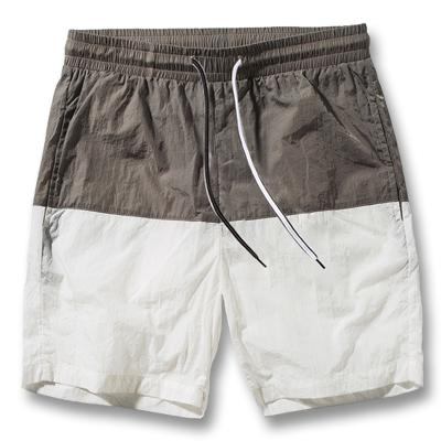 Herre Shorts Slim Fitted Knælængde Patchwork-shorts