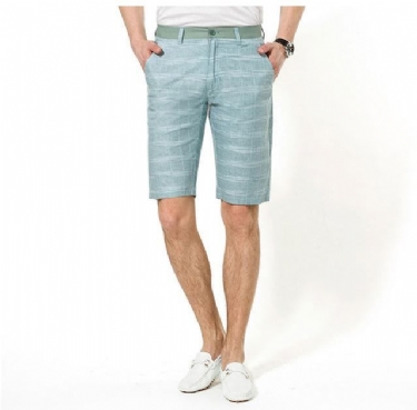 Herre Shorts Sommershorts I Linned Bomuld