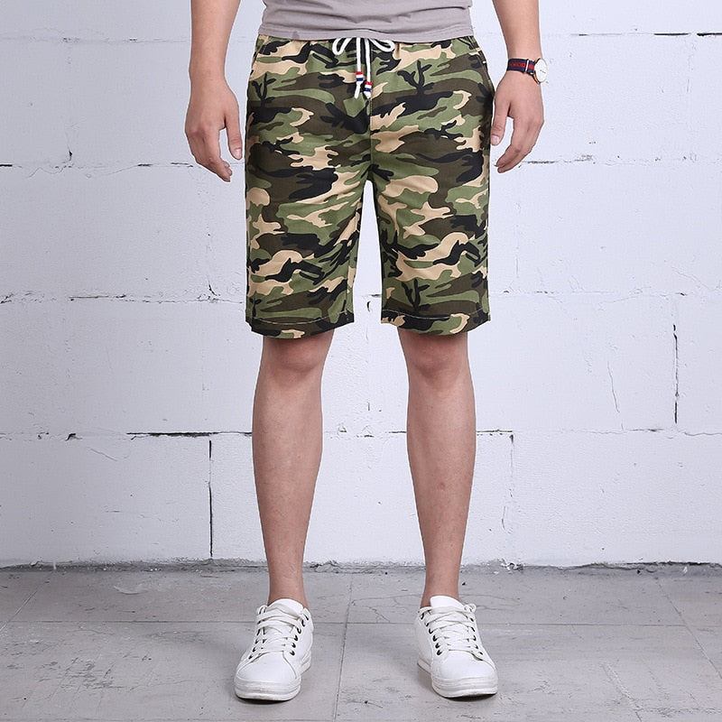 Herre Shorts Strandshorts I Camouflagestil