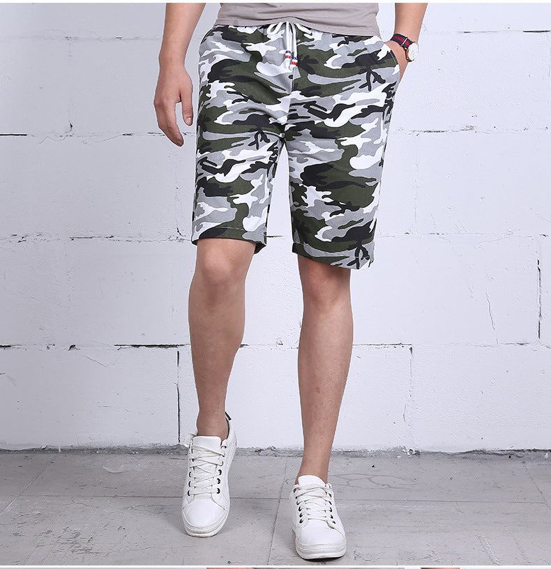 Herre Shorts Strandshorts I Camouflagestil