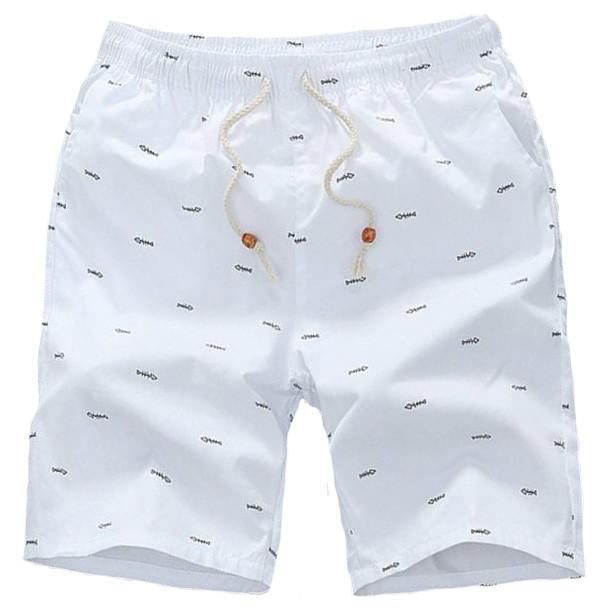 Herre Shorts Strandshorts Med Elastisk Talje