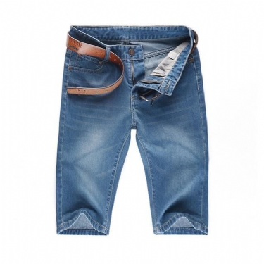 Jeans Cargo Shorts Herre I Bomuld