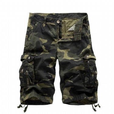 Militære Camo Cargo Shorts