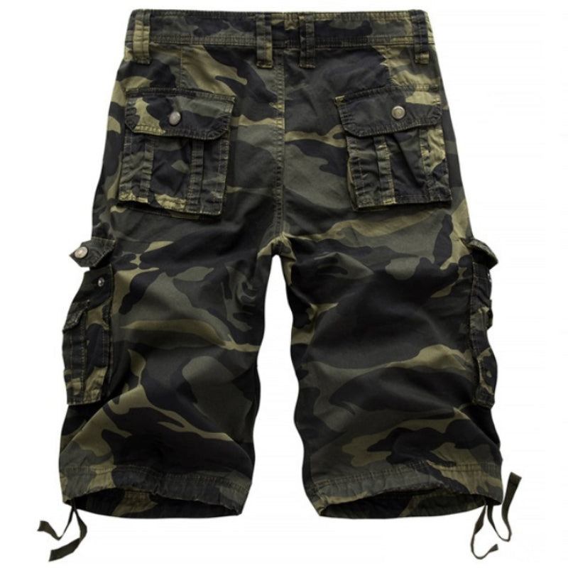 Militære Camo Cargo Shorts