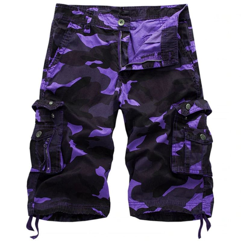 Militære Camo Cargo Shorts