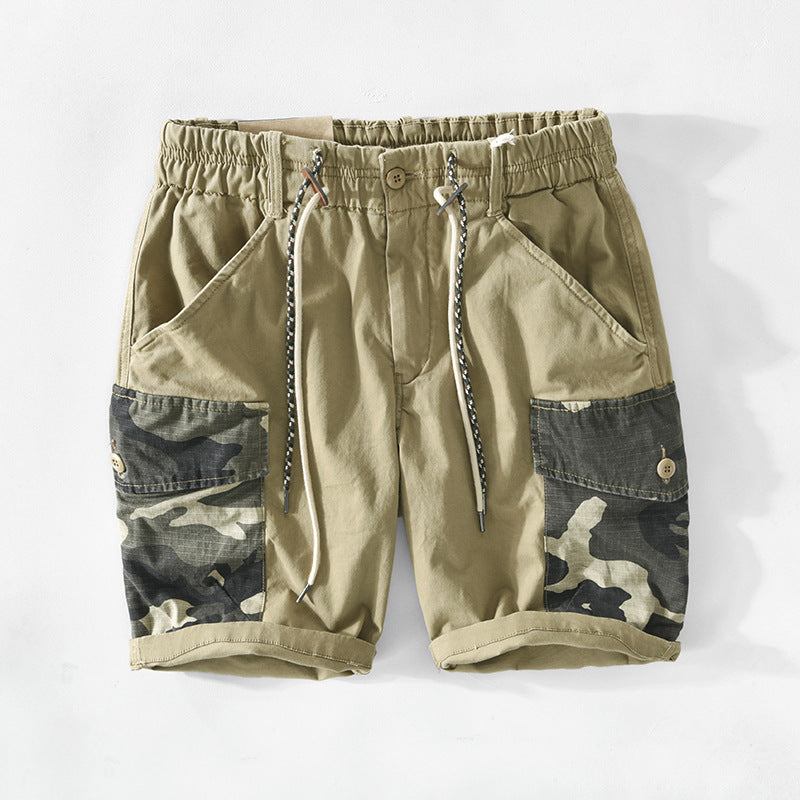 Shorts Herre Camouflagesøm Casual Five Minutes Bukser