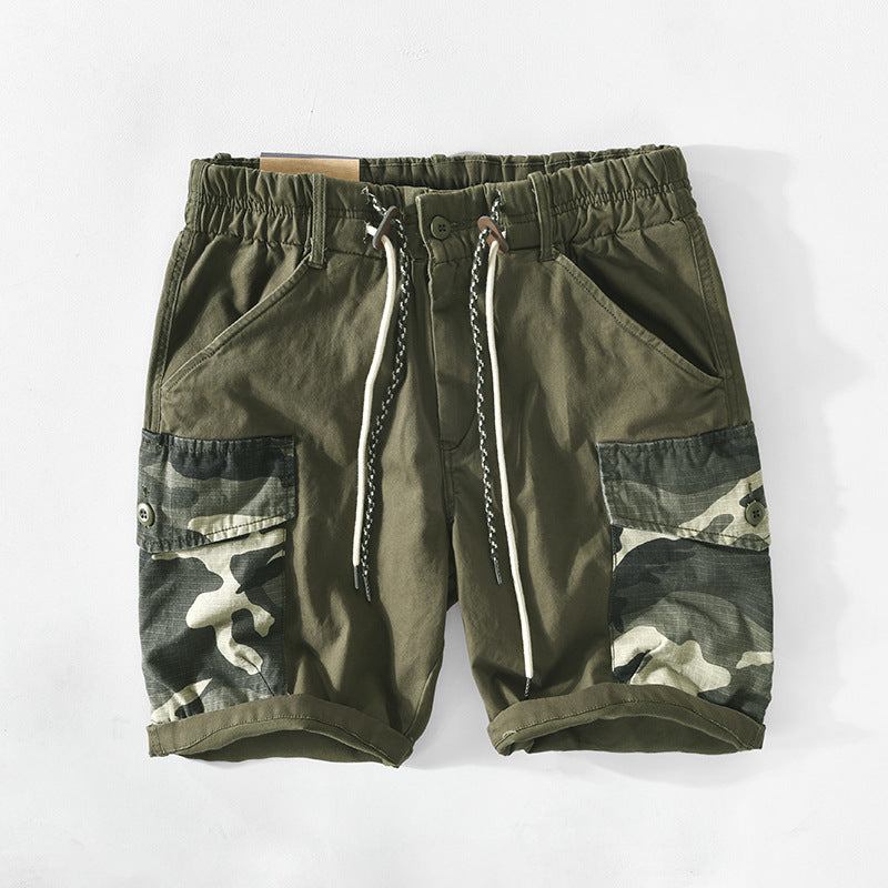 Shorts Herre Camouflagesøm Casual Five Minutes Bukser