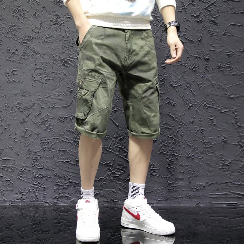 Shorts Herre Cargo Camo Bermudas