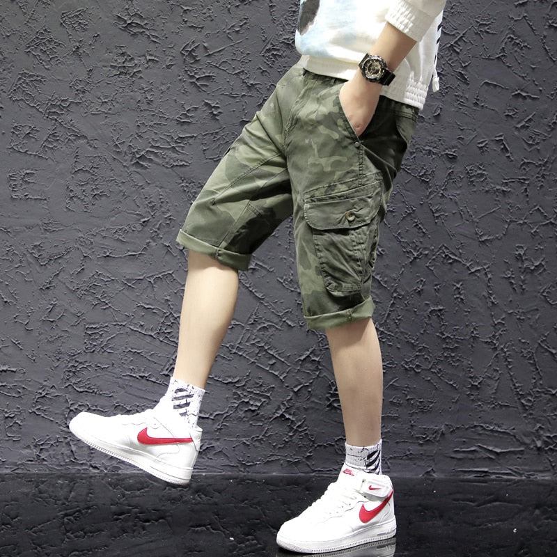 Shorts Herre Cargo Camo Bermudas