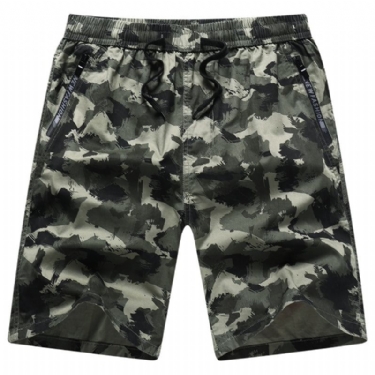 Shorts Herre Fitness Komfortabel Camo Running Jogging Short