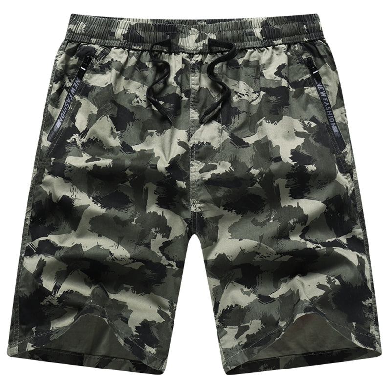 Shorts Herre Fitness Komfortabel Camo Running Jogging Short