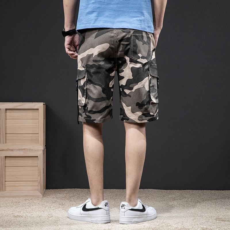 Shorts Herre Klassisk Camouflage Elastic Style Short