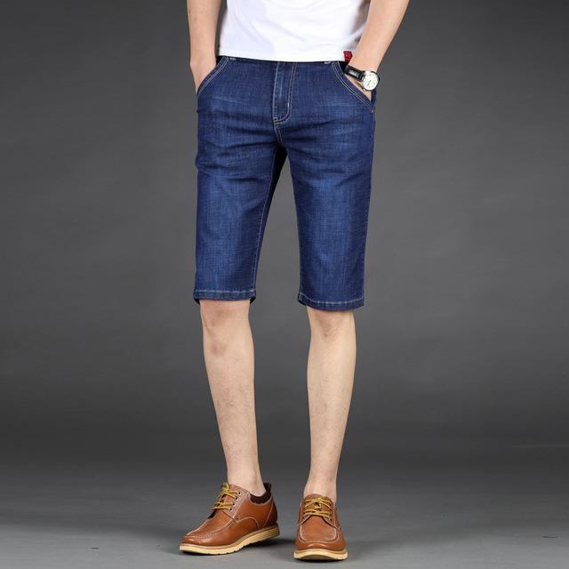 Shorts Herre Korte Jeans I Bomuld