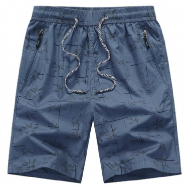 Shorts Herre Sommer Bomulds-bermuda Strandshorts