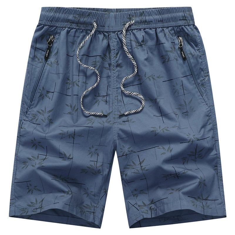 Shorts Herre Sommer Bomulds-bermuda Strandshorts