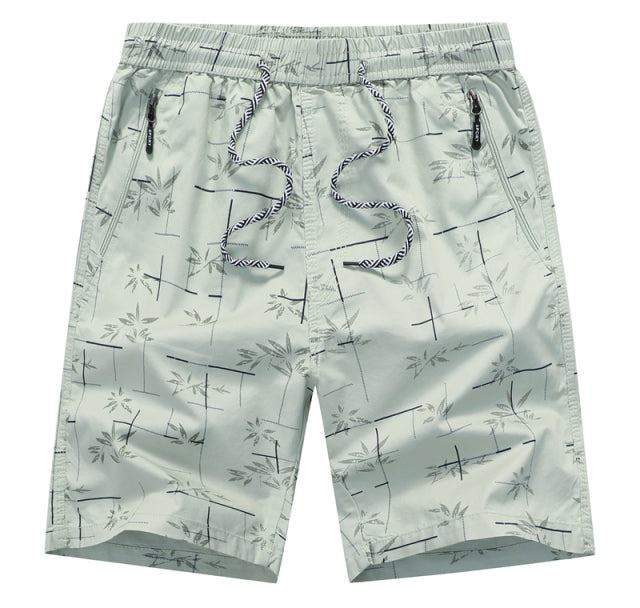 Shorts Herre Sommer Bomulds-bermuda Strandshorts