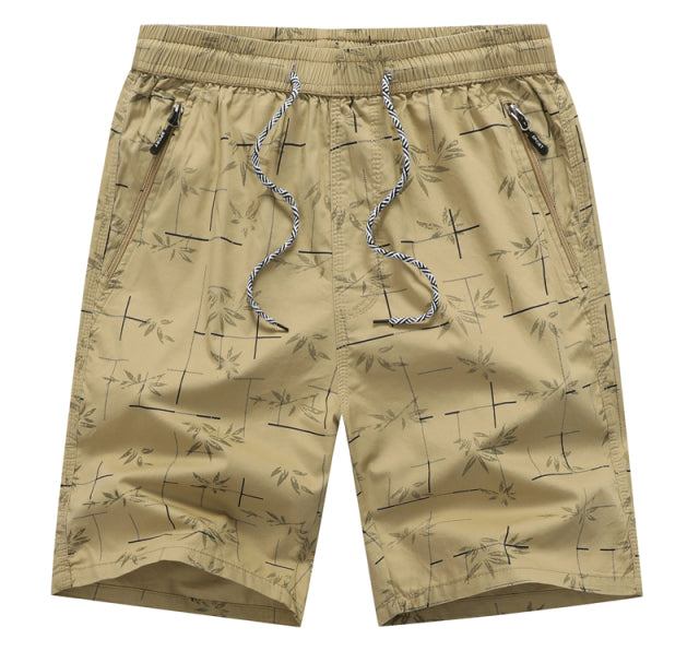 Shorts Herre Sommer Bomulds-bermuda Strandshorts