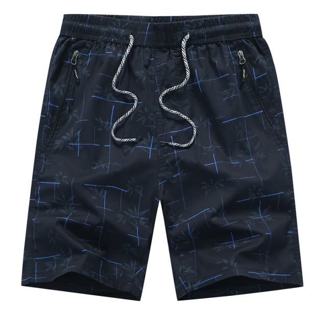 Shorts Herre Sommer Bomulds-bermuda Strandshorts