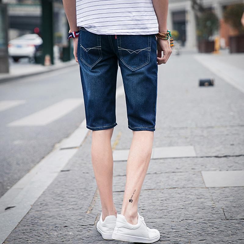 Shorts Herre Sommer Denim Jeansshorts