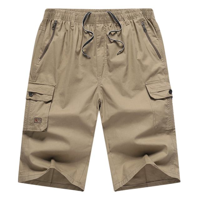 Sommer Knælængde Army Cargo Shorts