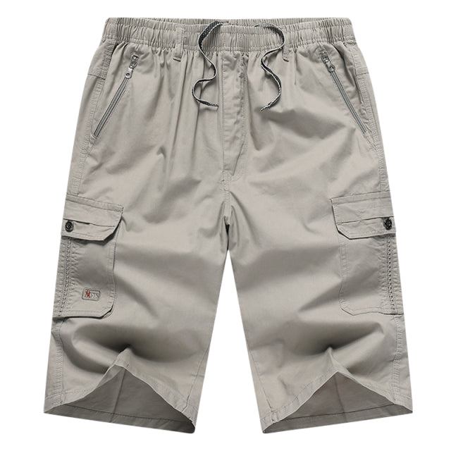 Sommer Knælængde Army Cargo Shorts