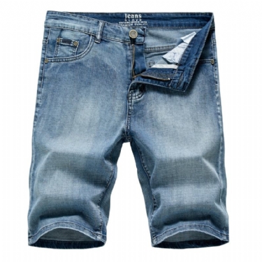 Thin Section Fashion Slim Business Jeans Shorts