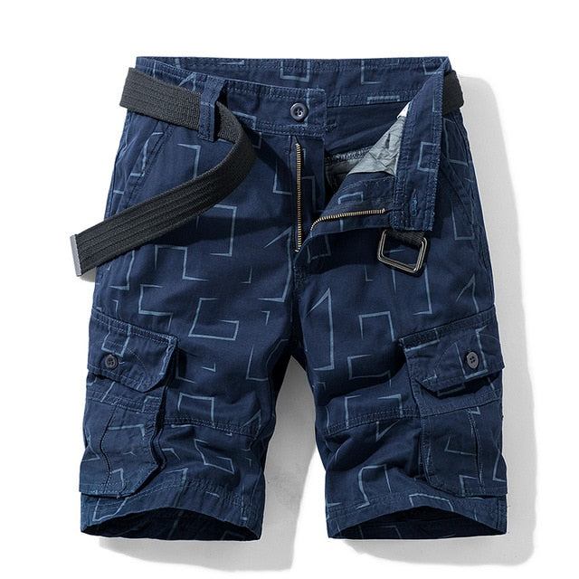 Unikt Mønster Cargo Shorts