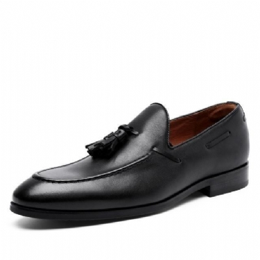 Herre Loafers Mokasiner Elegante Tassel Læder Loafers