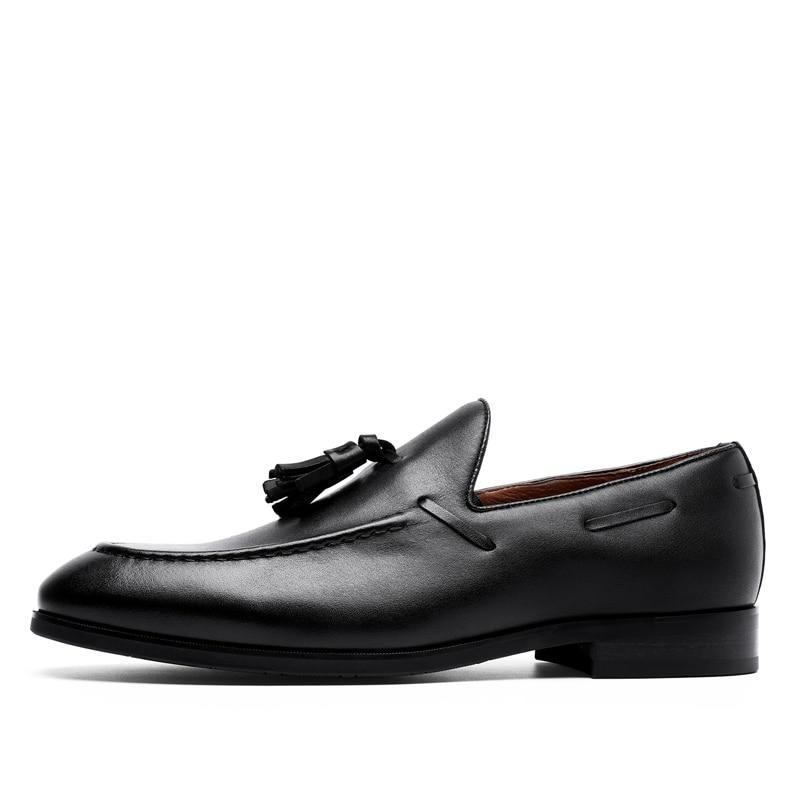 Herre Loafers Mokasiner Elegante Tassel Læder Loafers