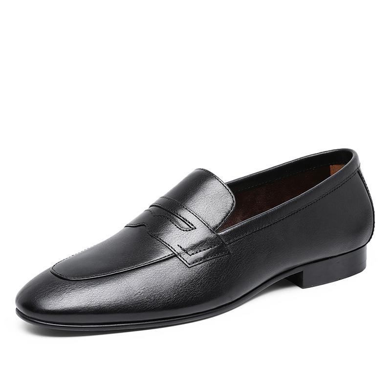 Herre Loafers Mokasiner Fashion Leader Loafers I Ægte Læder