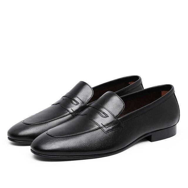 Herre Loafers Mokasiner Fashion Leader Loafers I Ægte Læder