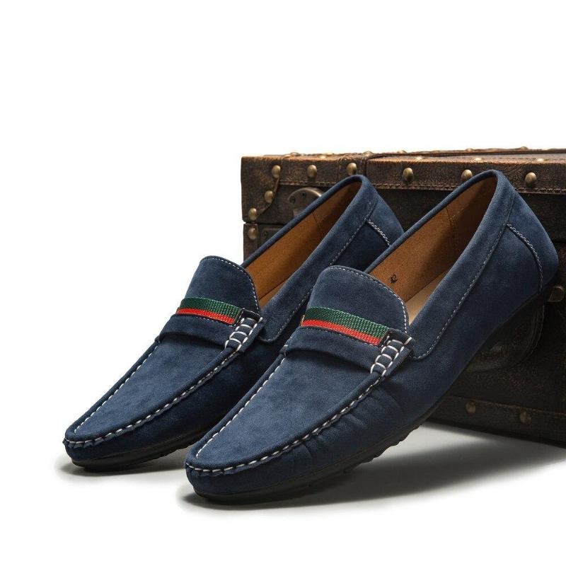 Herre Loafers Mokasiner Fritid Walking Fashion Mokkasiner