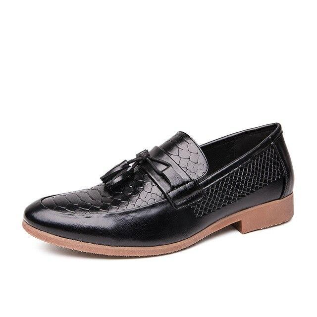 Herre Loafers Mokasiner Luksus Håndlavede Loafers