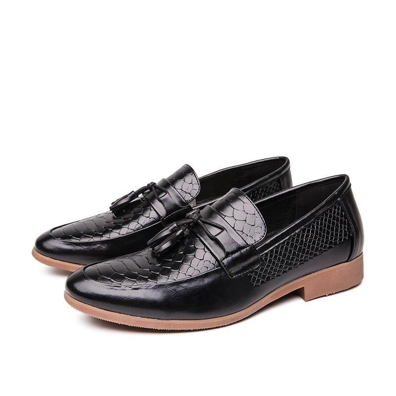 Herre Loafers Mokasiner Luksus Håndlavede Loafers