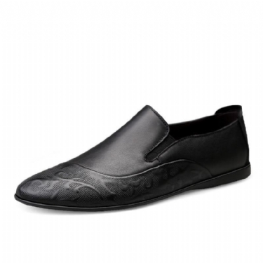 Herre Loafers Mokasiner Slip-on Loafers I Ægte Læder