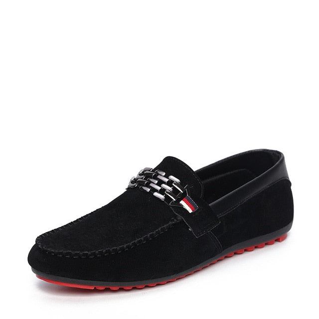 Herre Loafers Mokasiner Trendy Slip-on Loafers I Læder