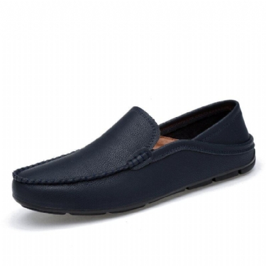 Loafers Mokasiner Herre Casual Fashion Sommer Læder Loafers