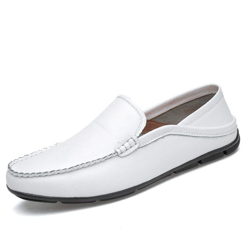 Loafers Mokasiner Herre Casual Fashion Sommer Læder Loafers