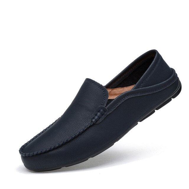 Loafers Mokasiner Herre Casual Fashion Sommer Læder Loafers