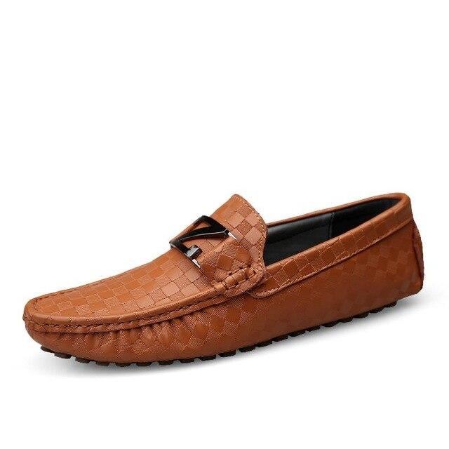 Loafers Mokasiner Herre Casual Læder Håndlavede Mokkasiner