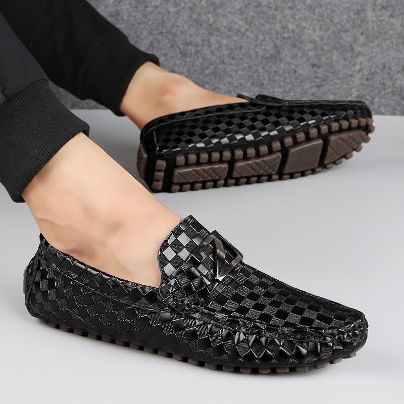 Loafers Mokasiner Herre Casual Læder Håndlavede Mokkasiner