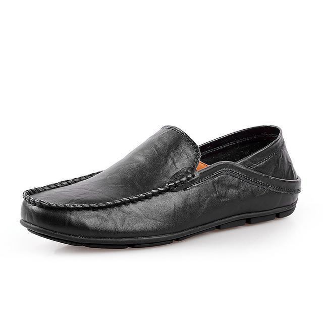 Loafers Mokasiner Herre Elegante Flade Sko I Lazy Style