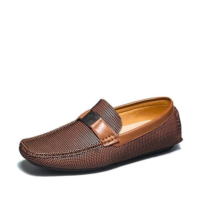 Loafers Mokasiner Herre Elegante Spændemokkasiner