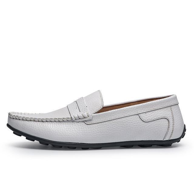 Loafers Mokasiner Herre Håndlavet Ægte Læder Four Seasons Design