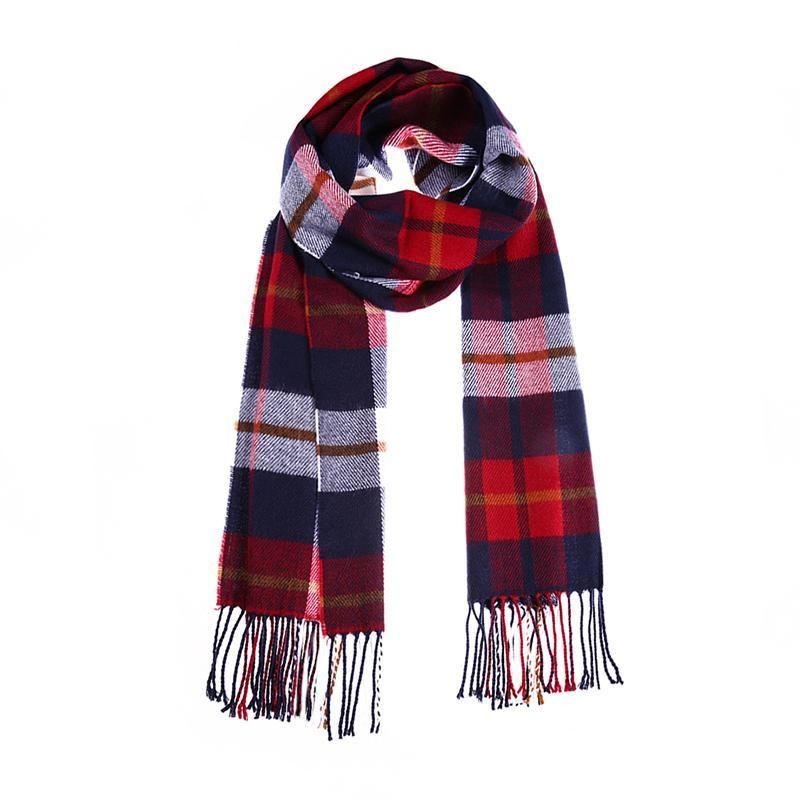 Halstørklæder Tørklæder Herre Winter Foulard Plaid Tørklæder