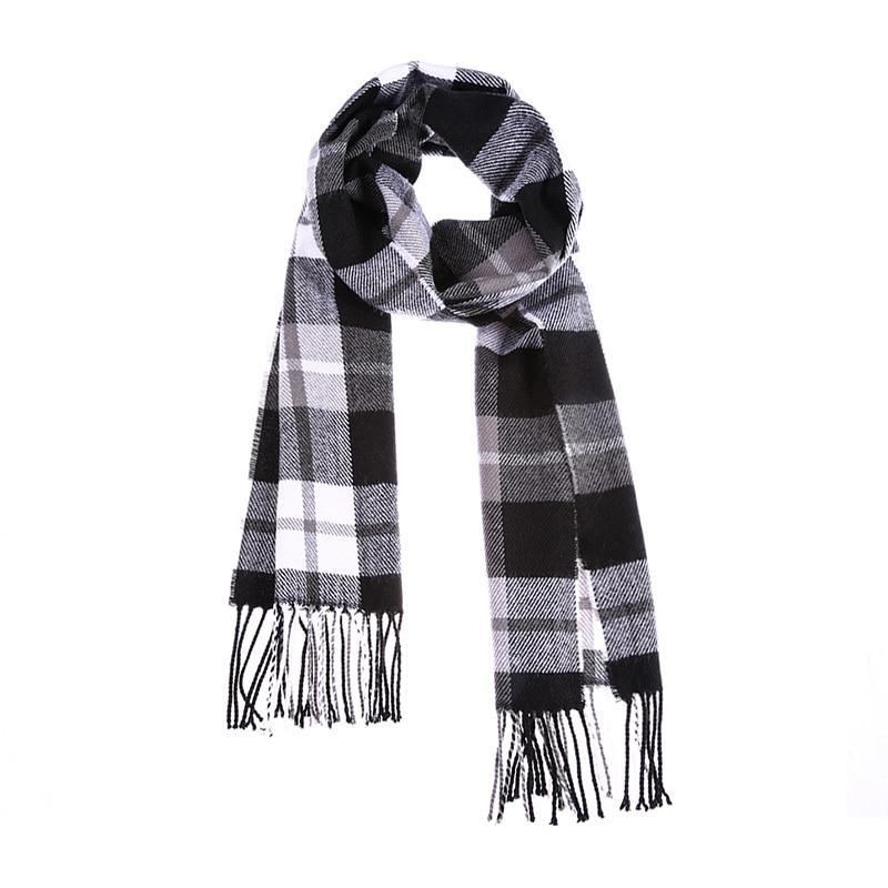 Halstørklæder Tørklæder Herre Winter Foulard Plaid Tørklæder