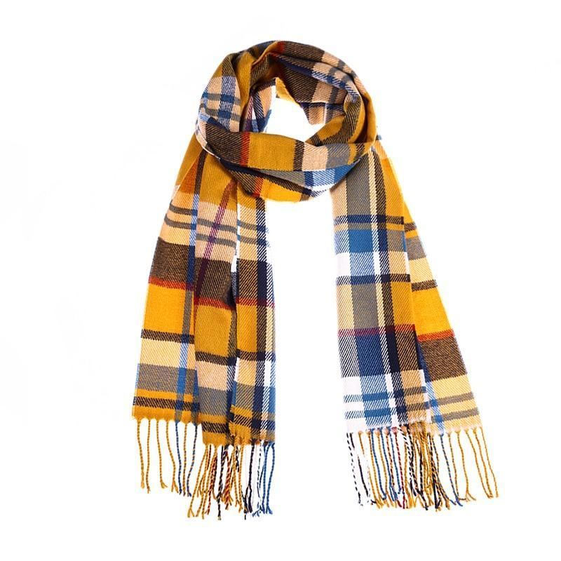 Halstørklæder Tørklæder Herre Winter Foulard Plaid Tørklæder