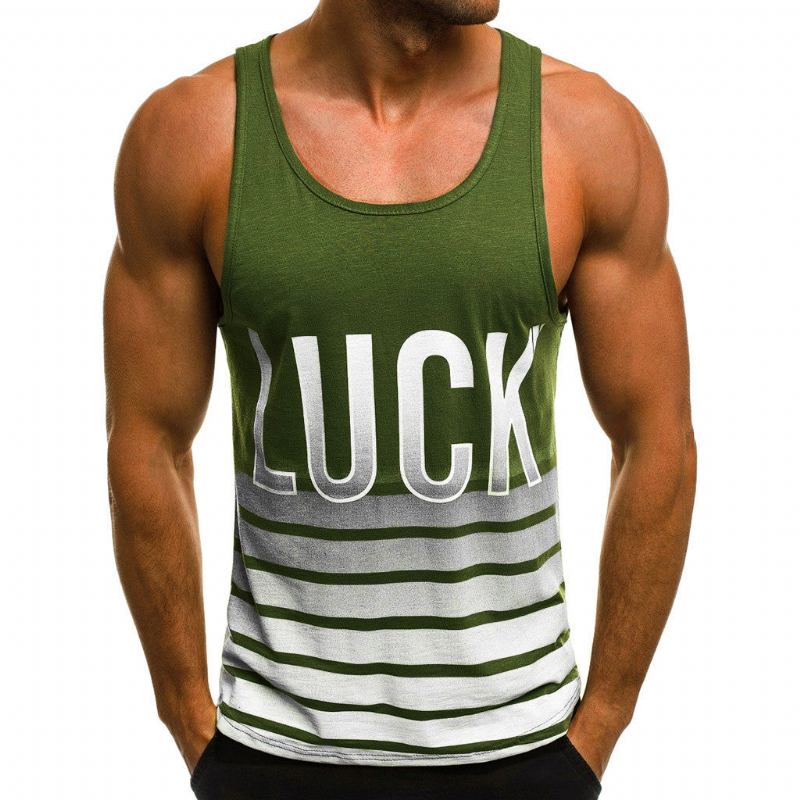 Skjorter Herre Luck Stribet Tanktop