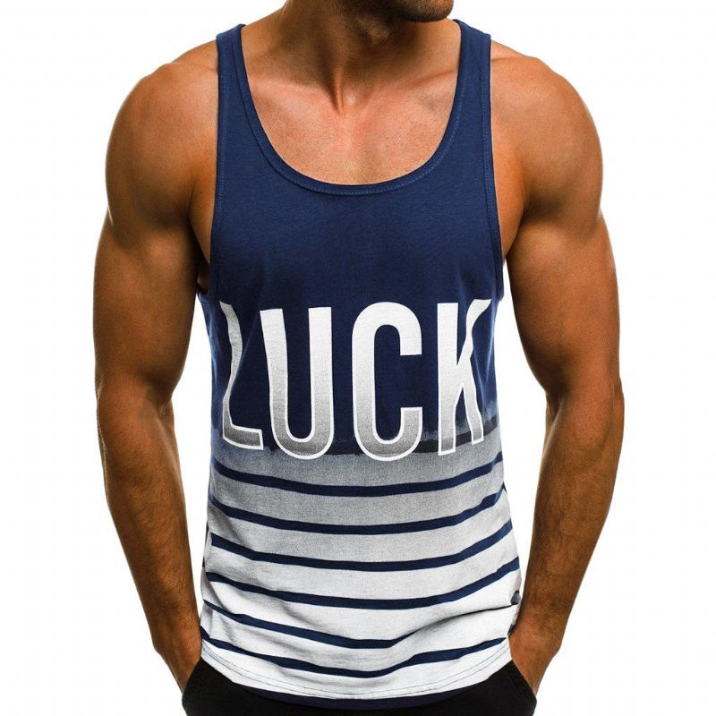 Skjorter Herre Luck Stribet Tanktop