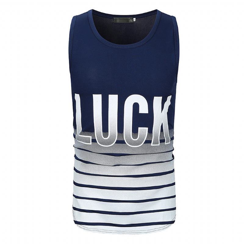 Skjorter Herre Luck Stribet Tanktop